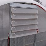 louvre vent insert for chicken shelters